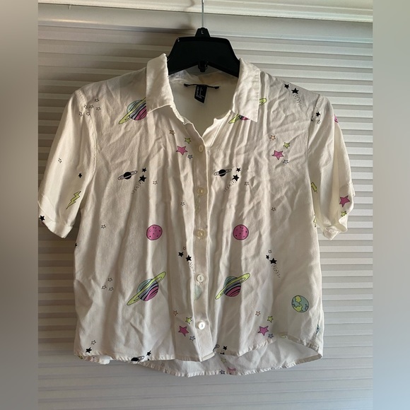 Forever 21 | Tops | Space Button Up | Poshmark